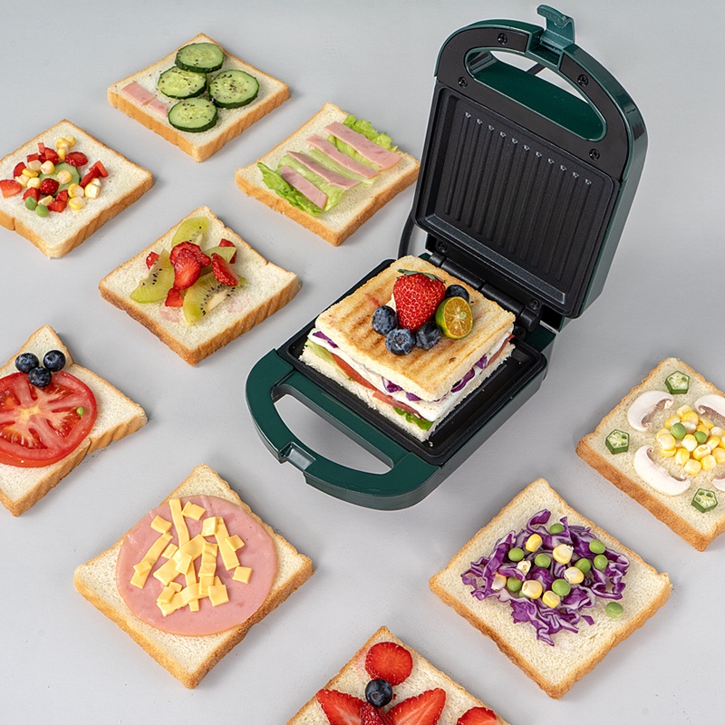 เครื่องปิ้งขนมปัง รุ่น3001 เครื่องทำแซนวิช ขนมรังผึ้ง อาหาร Sandwich maker เตาอบขนมปัง รุ่น 3001 ไม่ติดกระทะ