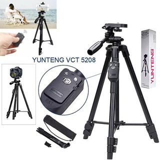 YUNTENG ขาตั้งกล้อง พร้อมรีโมทบลูทูธ รุ่น VCT-5208