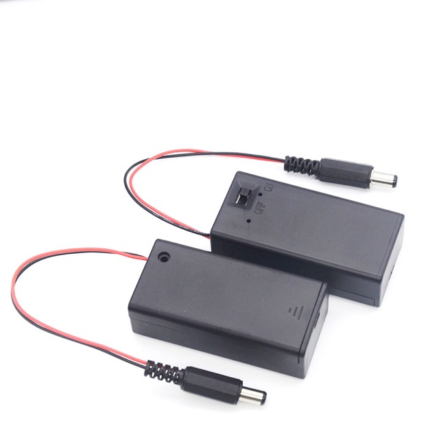 รางถ่าน9V กระบะถ่าน9V กล่องถ่าน 9V สำเร็จรูปออกสายDC