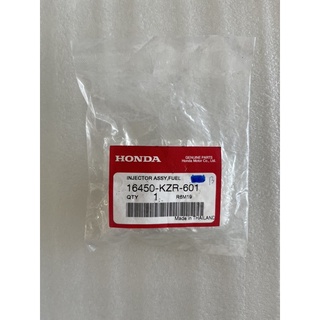 หัวฉีดน้ำมันเชื้อเพลิง (แท้ศูนย์ 100%) Click 125i 2012-2013 6 รู รหัส J ปลั๊กเล็ก