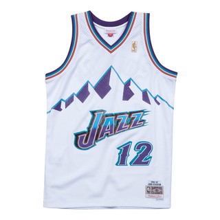 Mitchell and Ness เสื้อ Swingman JOHN STOCKTON UTAH JAZZ 1996-97 M&amp;N HWC SWINGMAN