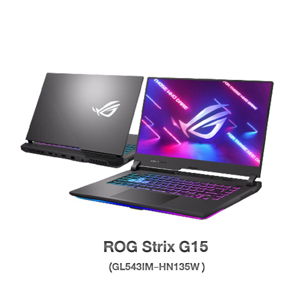 Asus Gaming 	ROG Strix G15 (GL543IM-HN135W)/Eclipse Gray/AMD Ryzen 7 4800H/RAM16/512SSD/RTX 3060 6G/15.6"FHD 144Hz/Win11