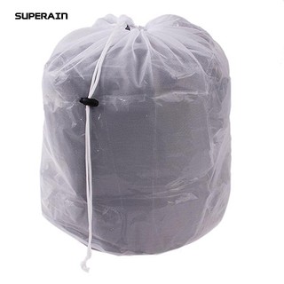 Super① Washing Fine Coarse Net Drawstring Thickened Laundry Wash Bag