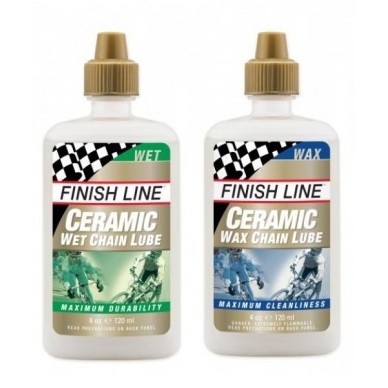 น้ำมันหยอดโซ่ Finish Line Ceramic สีทองฟ้า และ ทองเขียว