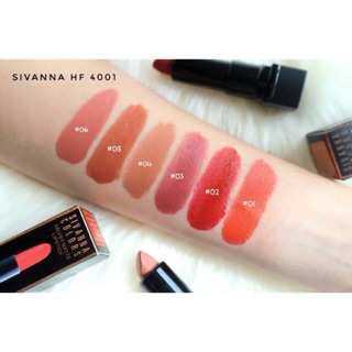 ลิปแมท SIVANNA COLORS hf4001  สี 01-06