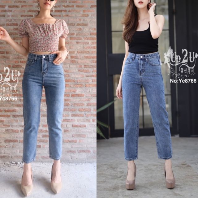 YC8766#ยีนส์บอยมีS-XL#Ycherry