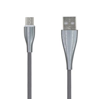 ราคาพิเศษ!! สายชาร์จ Micro USB สายกลม SANDI รุ่น JHL-SJ002-S GY ขนาด 1 ม. สีเทา Home Audio Accessories