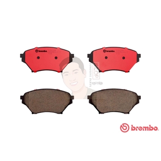 P49 029C ผ้าเบรก F (แท้ BREMBO รุ่น Ceramic) MAZDA MX-5 NB 1.8 (Roadster) ปี1998-2005