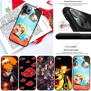 Fl74 เคสโทรศัพท์มือถือ แบบนิ่ม ลายนารูโตะ Akatsuki Itachi สําหรับ iPhone 13 12 Pro Max Mini XS Max X