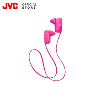 JVC HA-F250BT-P หูฟังบลูทูธสปอร์ตอินเอียร์ มีจุกหูฟัง Nozzle fit ใส่สบาย กันน้ำ IPX2