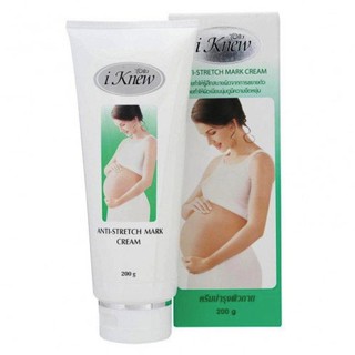 I Knew Anti-Stretch Mark Cream ไอนิว ครีมป้องกันท้องลาย 200g.