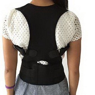 ideecraft back brace posture เสื้อเสริมบุคลิก (สีดำ)