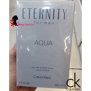 Calvin Klein Eternity Aqua Edt For Men 200 ml. ( กล่องซีล ขนาดใหญ่สุด )