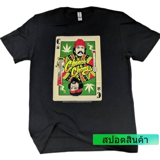 เสื้อยืดอินเทรนด์ [COD] เสื้อยืดหนัง สายเขียวในตำนาน CHEECH CHONG ลิขสิทธิ์แท้ปี2020