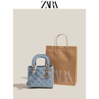 Zara Niche กระเป๋าสะพายไหล่ ทรงบักเก็ต เข้ากับทุกการแต่งกาย แฟชั่นฤดูใบไม้ร่วง และฤดูหนาว สําหรับสตรี 2022