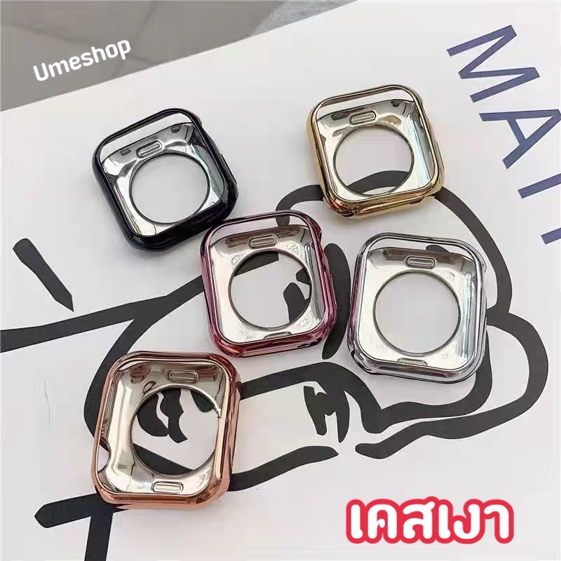 เคสเงา เคส watch สําหรับ Watch 8/Se 7 6 SE 5 4 3แกะสลักเลเซอร์ 40/41มม.44/45มม เคส นาฬิกา