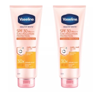 Vaseline Healthy White 3X SPF30 PA+++ Serum 300ml. (2หลอด) วาสลีน ไวท์เทนนิ่ง แอคชั่นคูณ3 เซรั่ม