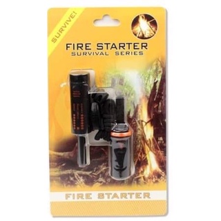 แท่งจุดไฟ ที่จุดไฟแมกนีเซียม Fire Starter Survival Series มีเข็มทิศที่ด้าม