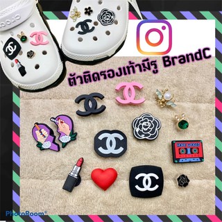 JBB 👠🌈ตัวติดรองเท้ามีรู เซต แบรนด์C BrandCสวยเก๋มีระดับ ใส่ได้กับรองเท้ารุ่นรูใหญ่ปกติ-หัวโต