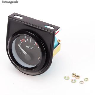 GOOD✯52mm Universal Car 8-16V Voltmeter Volt Gauge Meter 52mm Auto Car Volts(Black)