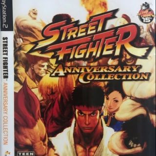 แผ่น​เกมส์​ps2 Street​ Fighter Anniversary Collection​