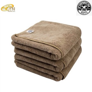 Chemical Guys Workhorse Professional Grade Microfiber Towel 24 x 16 (สีน้ำตาล) (1 แพคมี 3 ผืน)