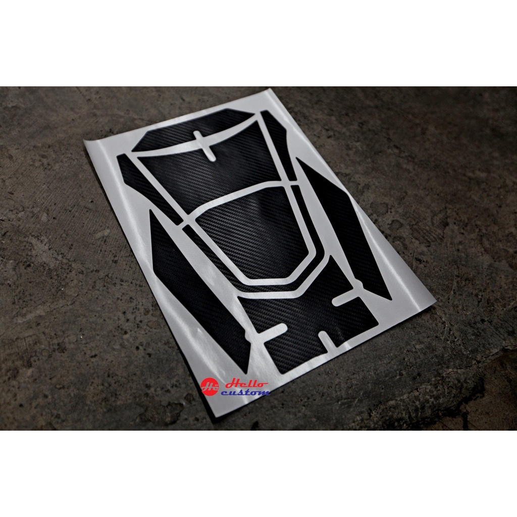 (โค้ด 8BVLGPU) กันรอยคอนโซลถังน้ำมัน PCX 160 เคฟล่า 3D 2021-2024 PCX160