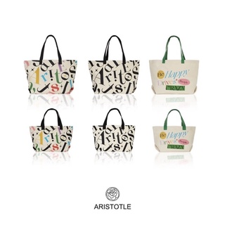 ผ่อนได้ มีโค้ด 10% Aristotle #พร้อมส่ง Re-cycle canvas tote ♻️