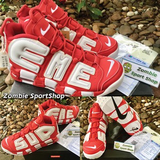 รองเท้าAir More Uptempo X Supreme "Varsity Red" Size40-45 *ส่งฟรีKerry*