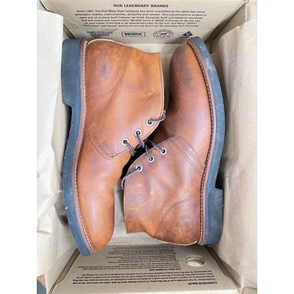 RED WING SHOES FOREMAN CHUKKA 9.5 D