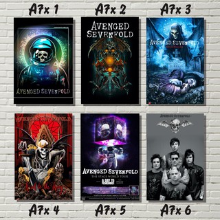 โปสเตอร์วง Avenged SEVENFOLD สําหรับตกแต่งผนัง