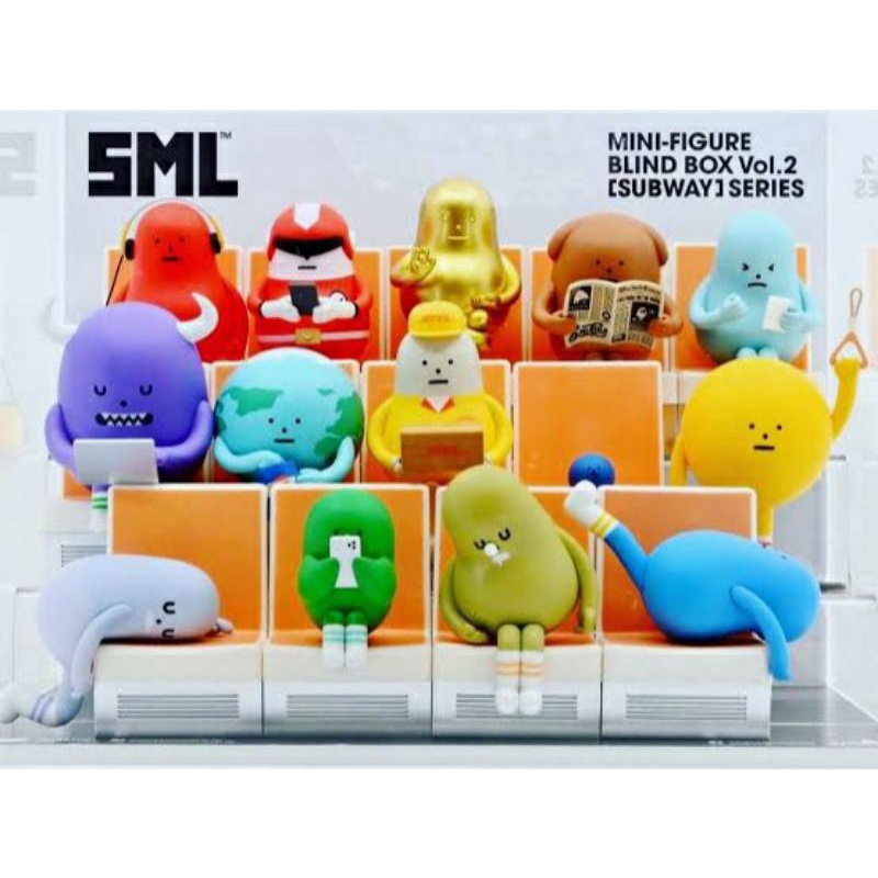 ⚡พร้อมส่ง⚡ แบบตัวแยก SML Subway Series Blind box / Sticky Monster Lab