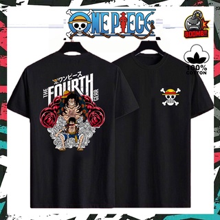 [Shop Malaysia] 100% premium cotton one piece luffy 10 fourth gear cotton tshirt t shirt men women unisex baju lelaki wa