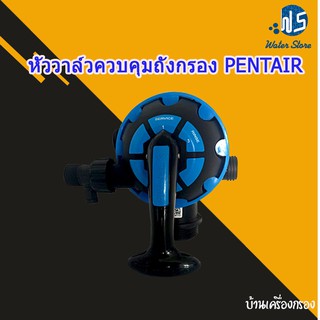 [บ้านเครื่องกรอง] หัววาล์วควบคุมถังกรองน้ำไฟเบอร์กลาส แบบก้านโยก Manual Valve PENTAIR รุ่น5m3/hr ขนาดปากถังกรอง 2.5นิ้ว