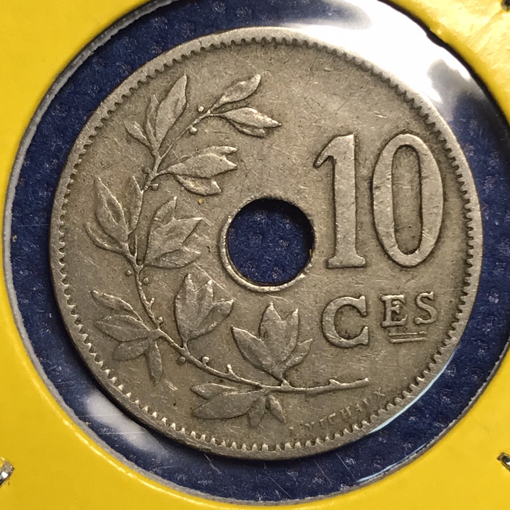 No.60413 ปี1902 เบลเยี่ยม 10 CENTIMES เหรียญสะสม เหรียญต่างประเทศ เหรียญเก่า หายาก ราคาถูก