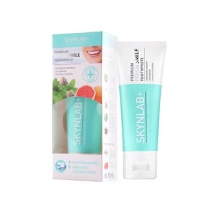 ส่งฟรี/มีไลฟ์ ยาสีฟัน สกินแล๊ป 2 สูตร SKYNLAB+ Mouthwash Infused /Premium Fresh Smile Toothpaste 100/160g