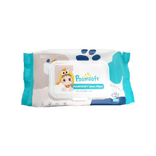 โปรโมชั่น : POOMSOFT ทิชชู่เปียก 80 ชิ้นแพ็ค ผ้าเช็ดทำความสะอาดแบบเปียก ผ้าเช็ดทำความสะอาดเด็ก Baby Wipes กระดาษเปียก