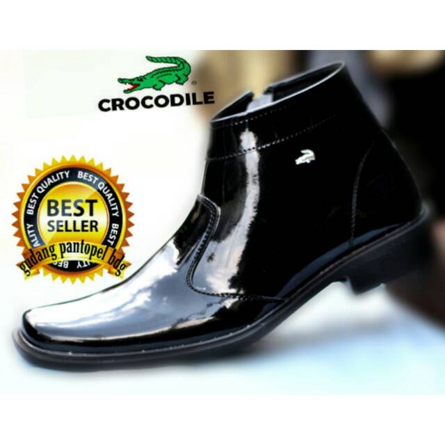 Shiny CROCODILE SHOES - รองเท้าทํางานสํานักงานอย่างเป็นทางการ TNI POLRI