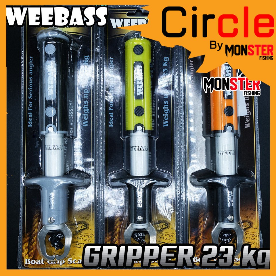 กริปเปอร์วีแบส WEEBASS GRIPPER FISHING 23 kg. ที่คีบปากปลา ที่ชั่งปลา