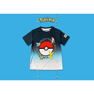 ✅ [3-4Y] Next Pokemon T-Shirt เสื้อยืดเด็ก แขนสั้น โปเกมอน