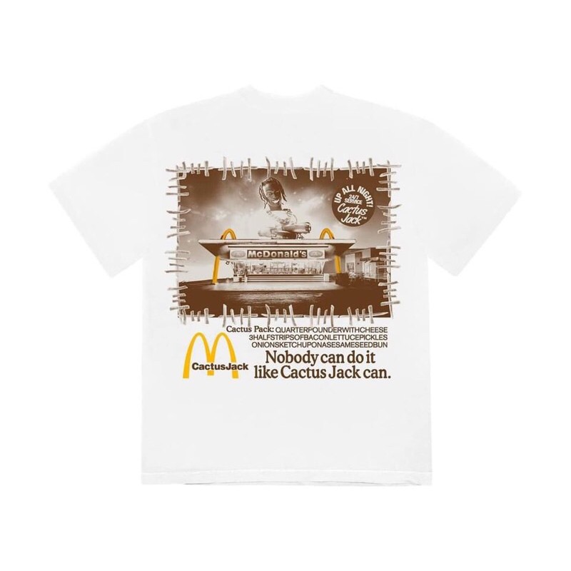 Travis Scott x McDonald's Vintage Action T-Shirt Size M