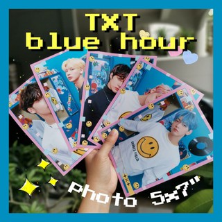 TXT - blue hour รูป 5x7 นิ้ว kpop