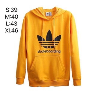 adidas เสื้อฮู้ดแขนยาว