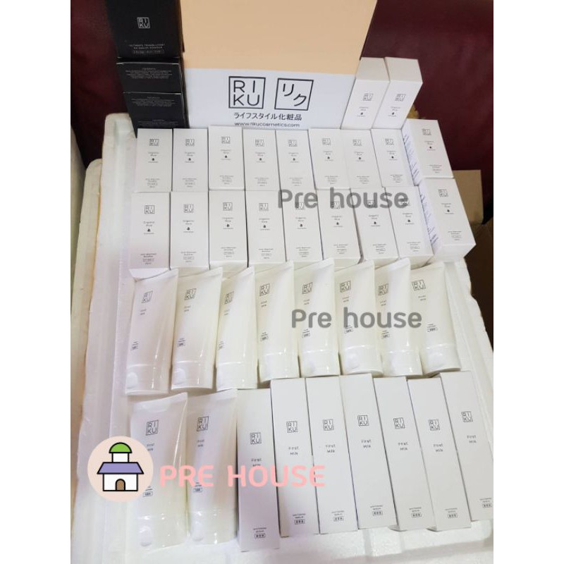 ⚡️โฟม⚡️🌈พร้อมส่ง โฟมล้างหน้า Riku ริคุ โฟมน้ำนมแรก ลดมัน ลดสิว ผิวกระจ่างใส First  Milk Face Cleanser เกาหลี Korea - รูปที่ 2