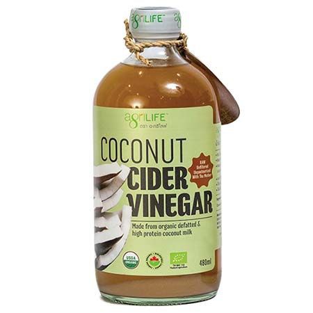 AGRILIFE ORGANIC COCONUT CIDER VINEGAR 480ML