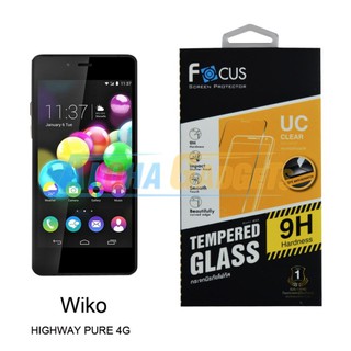 FOCUS ฟิล์มกระจกนิรภัยโฟกัส Wiko High Pure 4G (TEMPERED GLASS)