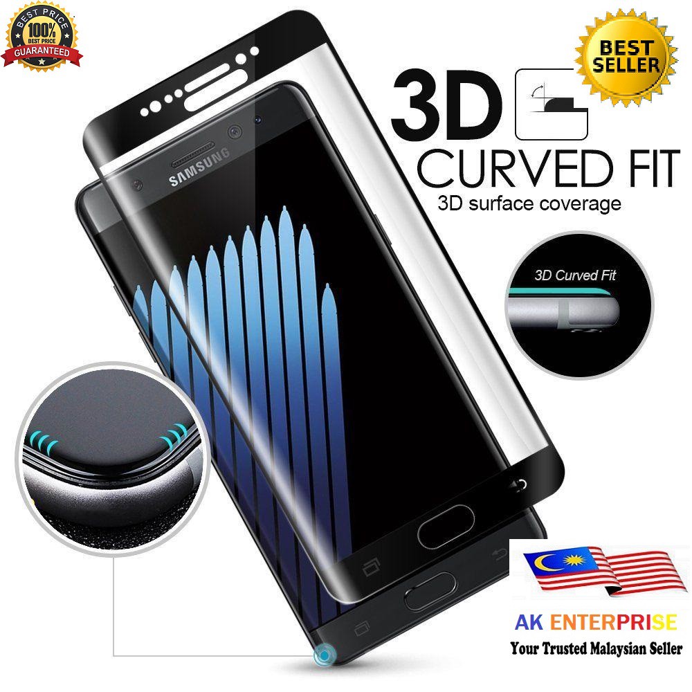 SAMSUNG A5 A6 A6+ A7,A5(2017) A7(2017) Full Screen Full Glue 3D Tempered Glass