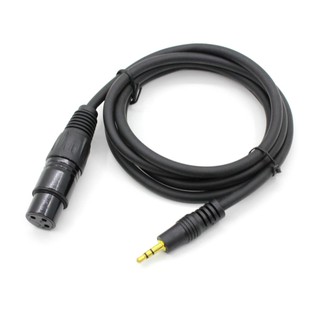 【1.5M/3M/5M/10M】3 . 5 มม . To Xlr Male/Female สายเคเบิ้ลเสียงไมโครโฟนคุณภาพสูง