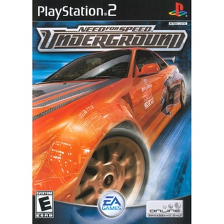 แผ่นเกมส์ Play Station2 PS2 Need For Speed Underground 1 ( 1 DVD )