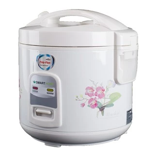 Smart home Rice Cooker หม้อหุงข้าวอุ่นทิพย์ 1.8 ลิตร เคลือบ รุ่น NC-R16 Poly flon Smart home
